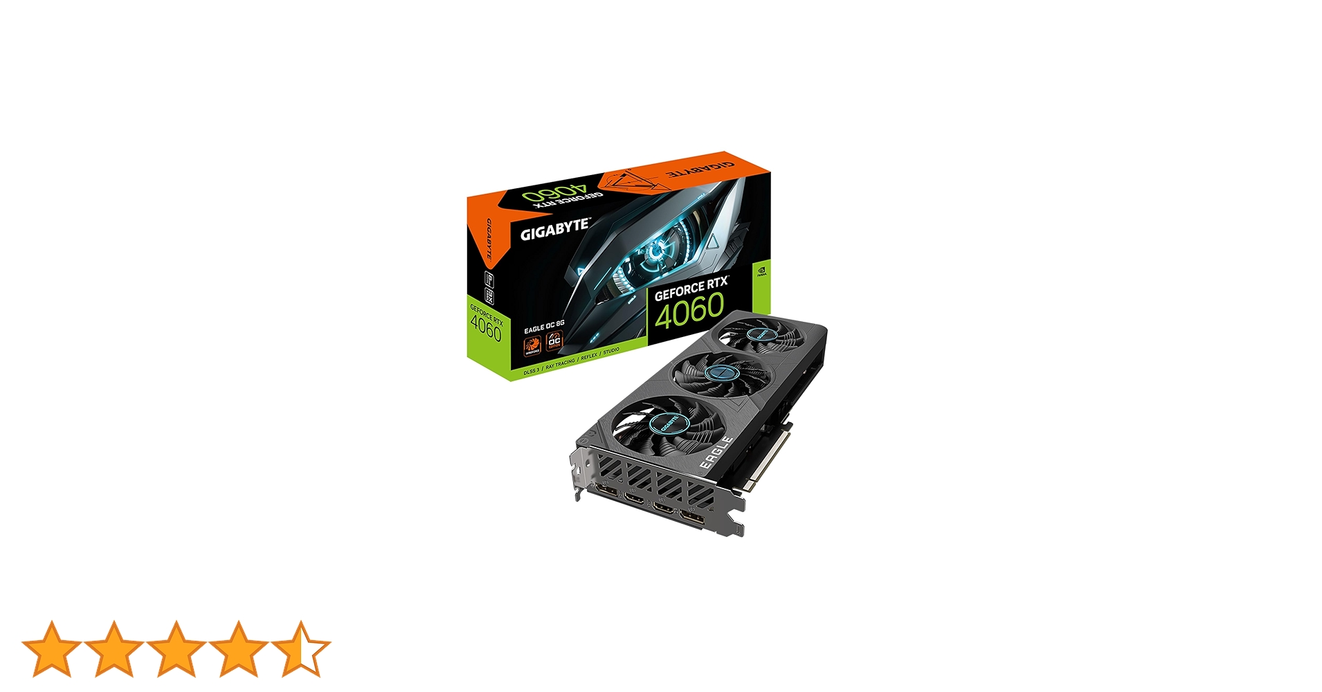 グラフィックボード・グラボ・ビデオカード GIGABYTE GEFORCE RTX 4060 EAGLE 8GB Amazon.com: GIGABYTE NVIDIA GeForce RTX 4060 Eagle OC